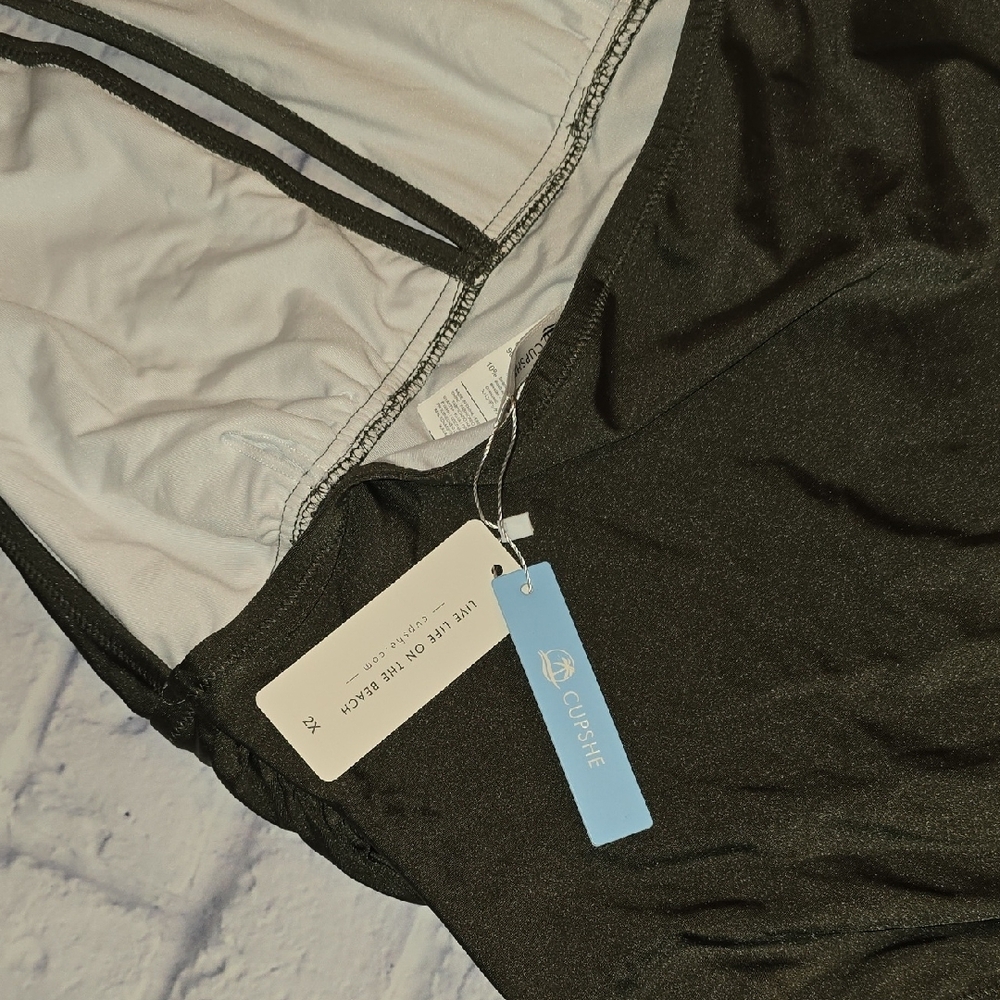 NWT Cupshe Dark Green One Piece Bodysuit - Picture 3 of 5